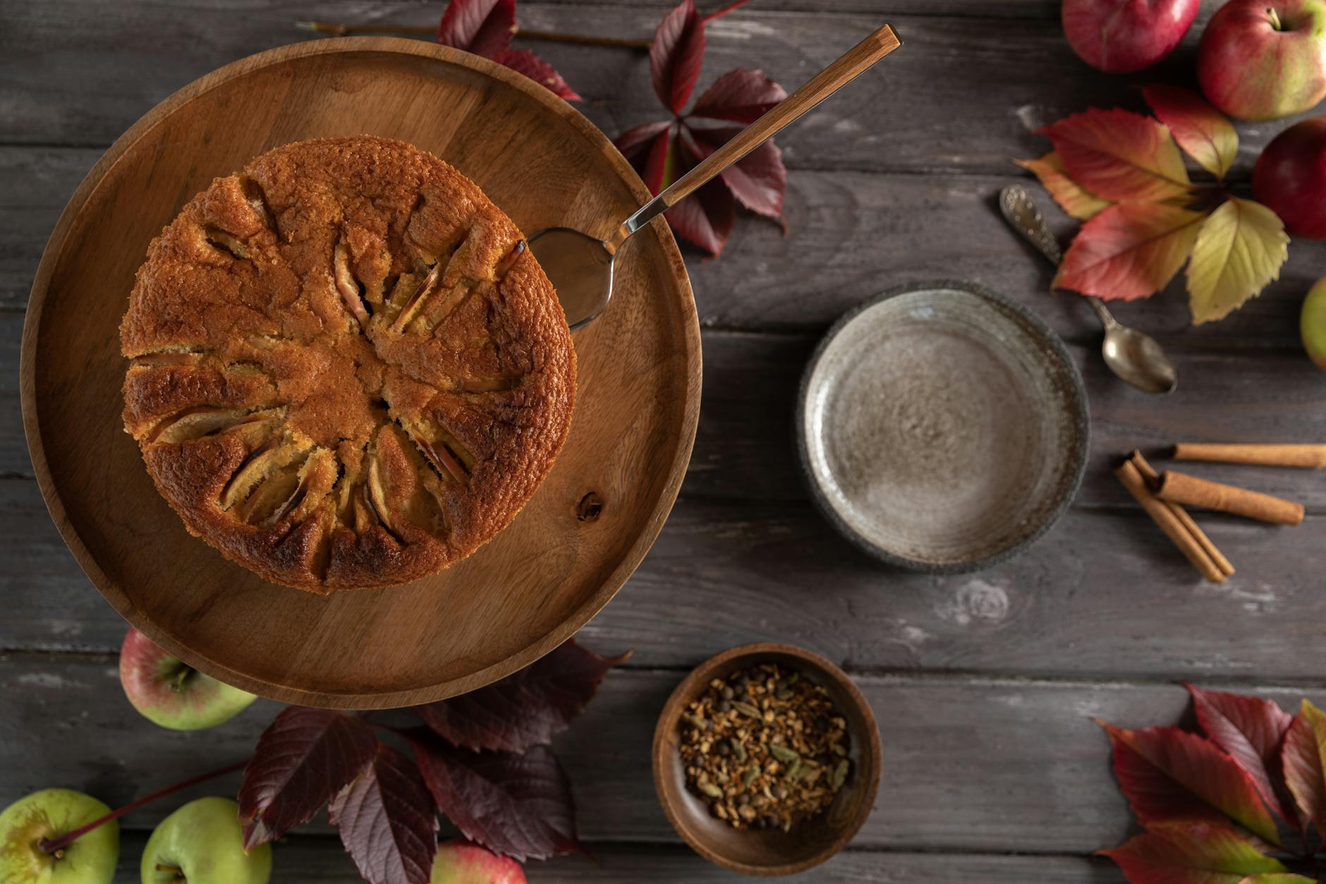 Apfelkuchen einfach – Springform mit Äpfeln und Rührteig