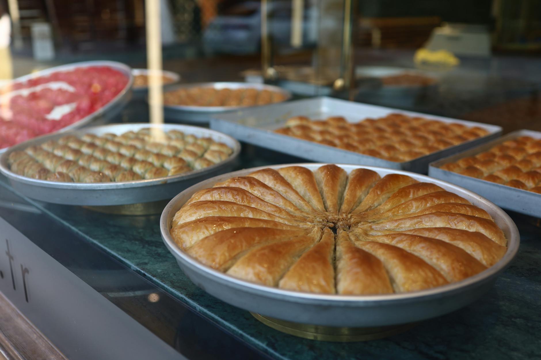 Türkei Essen und Trinken – Baklava mit Pistazien und Honig